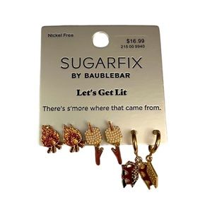 Sugarfix by BaubleBar “Let’s get Lit” Earring Set